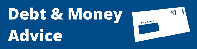Debt & money advice banner